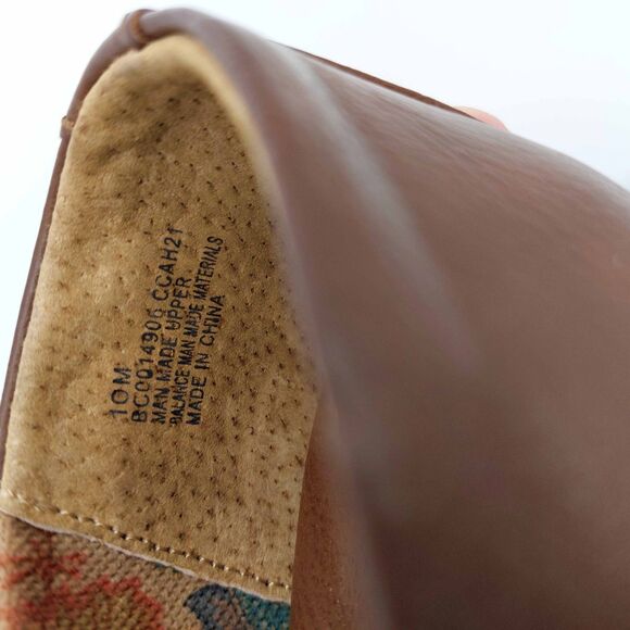 BOC Born Concepts Brown Slip-On Clogs Size 10M Faux Leather Comfort Heel Shoes - Picture 10 of 10